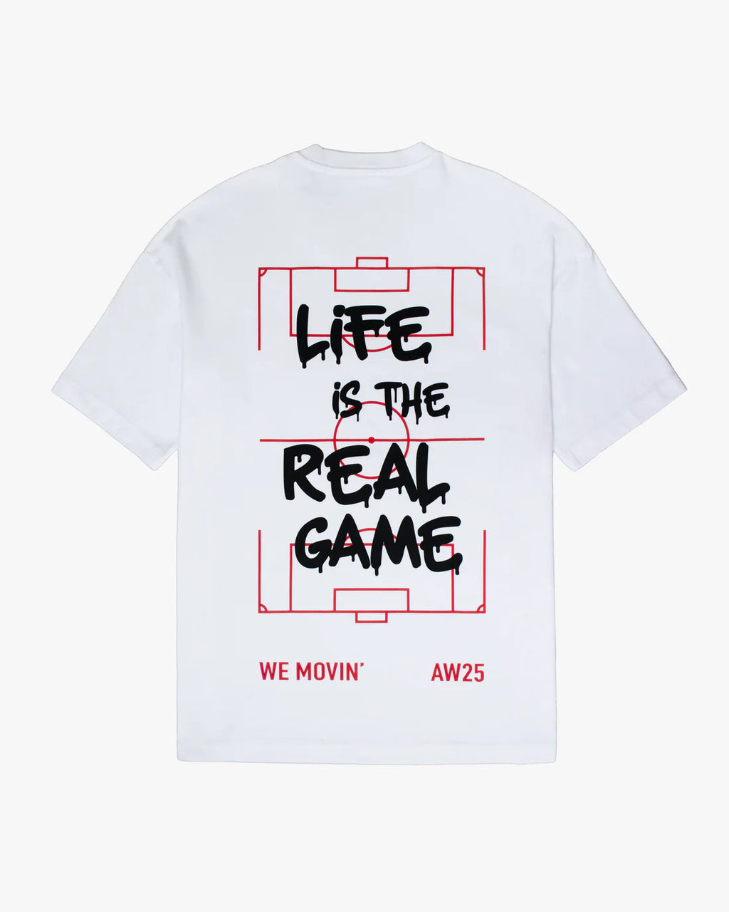 T-shirt Life is the Real Game | AFRO GENESIS