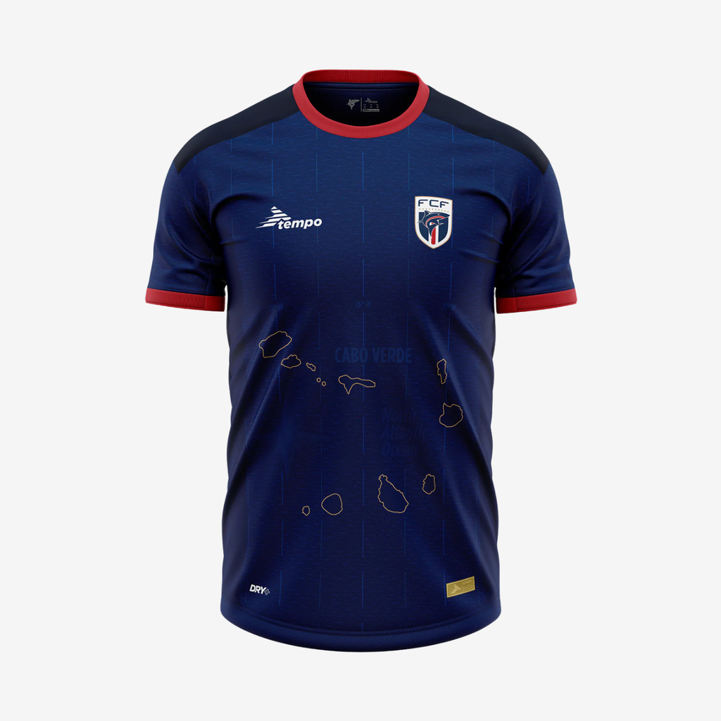 Camisola Principal Cabo Verde 2025 | Torcedor Oficial FCVF Tempo Sport