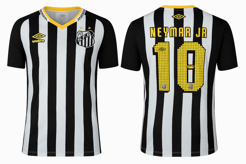 Camisola Visitante Santos FC 25/26 - Neymar Jr #10