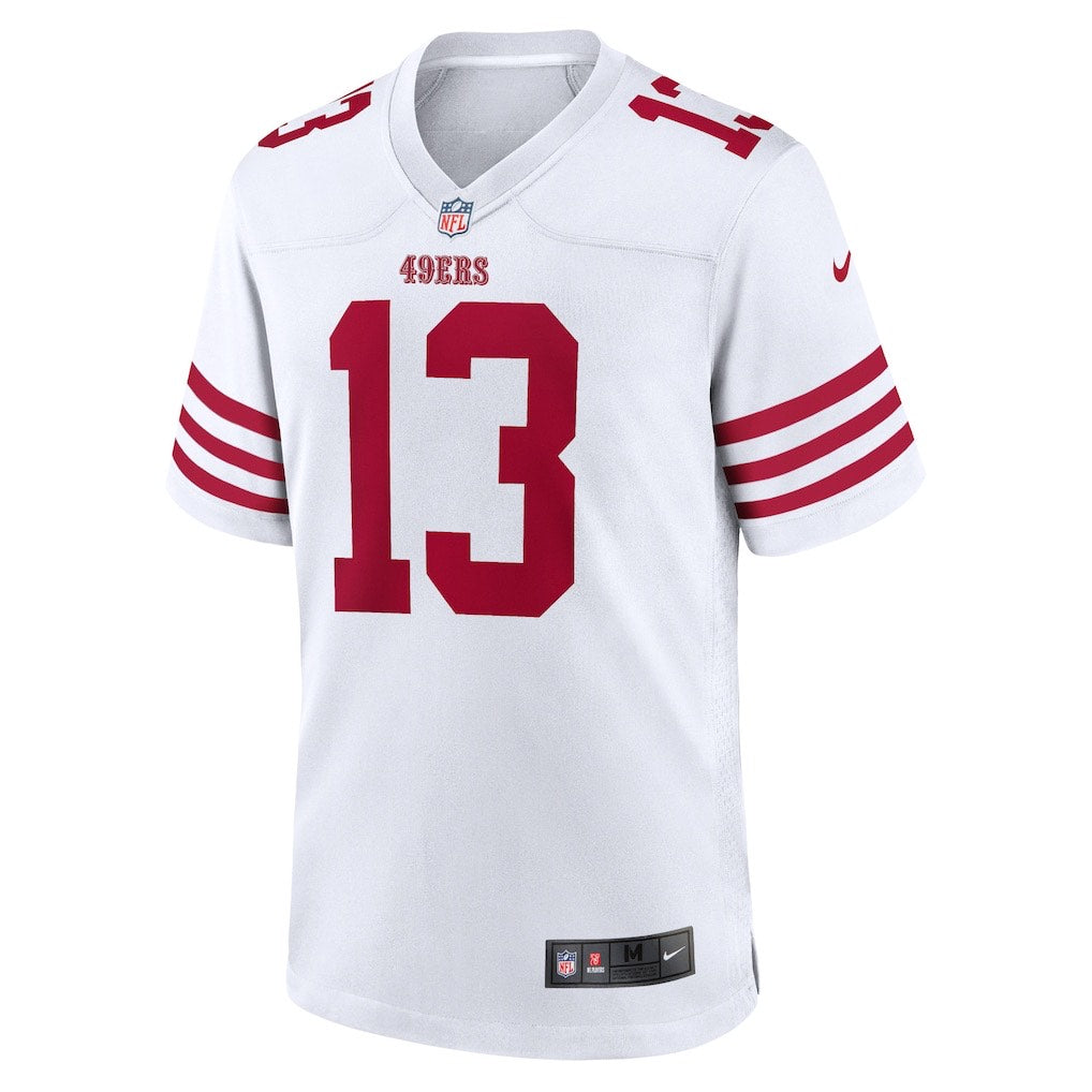 San Francisco 49ers Nike Road Game Jersey – Brock Purdy (White)