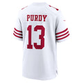 San Francisco 49ers Nike Road Game Jersey – Brock Purdy (White)