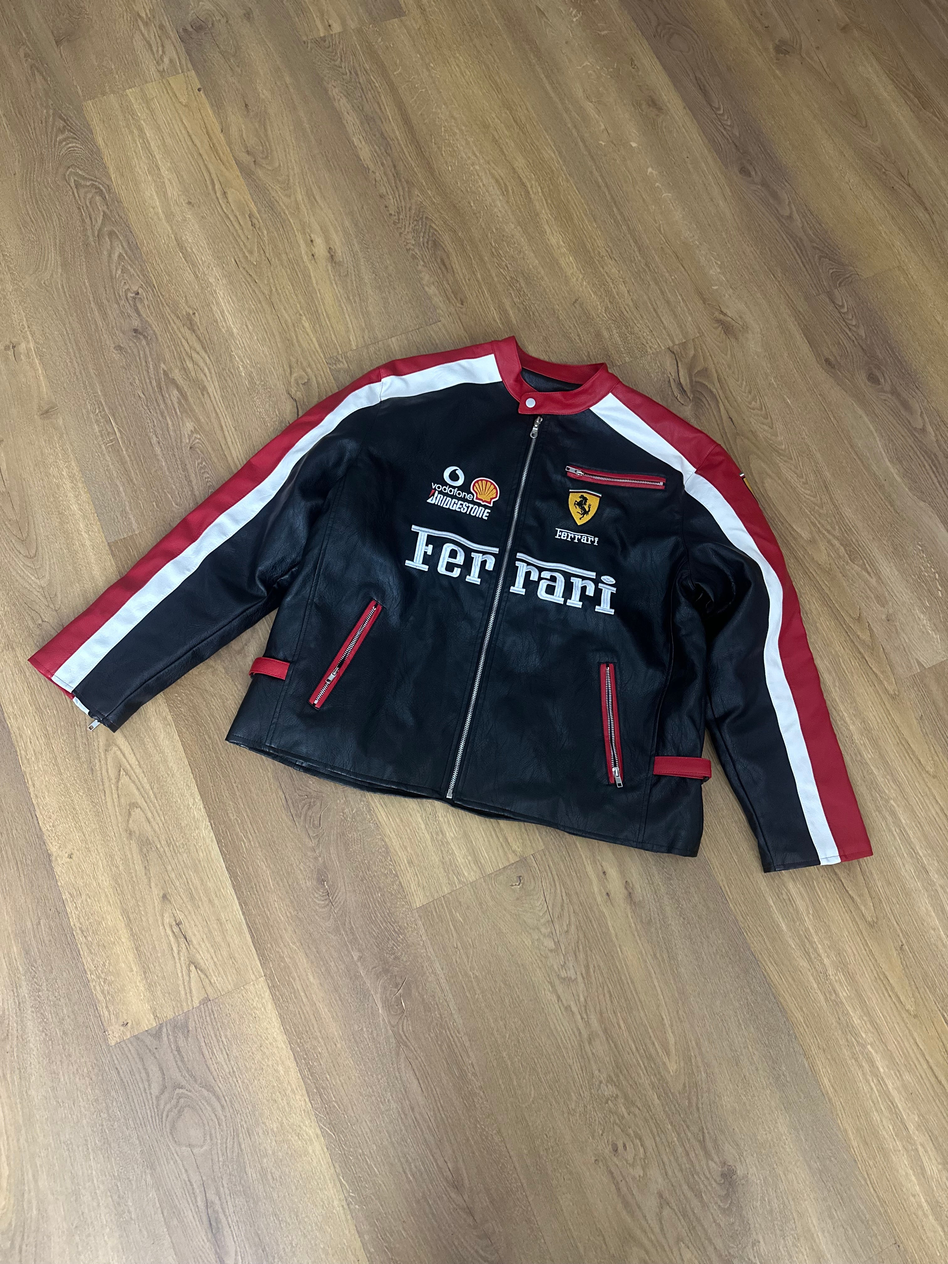 Casaco Ferrari de Couro