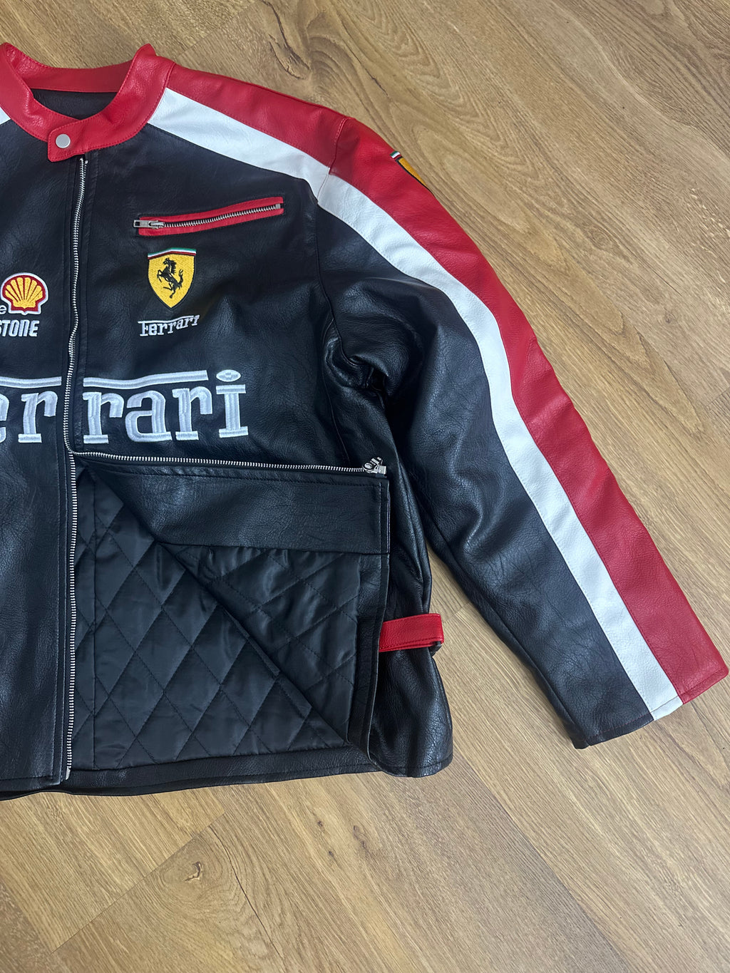 Casaco Ferrari de Couro