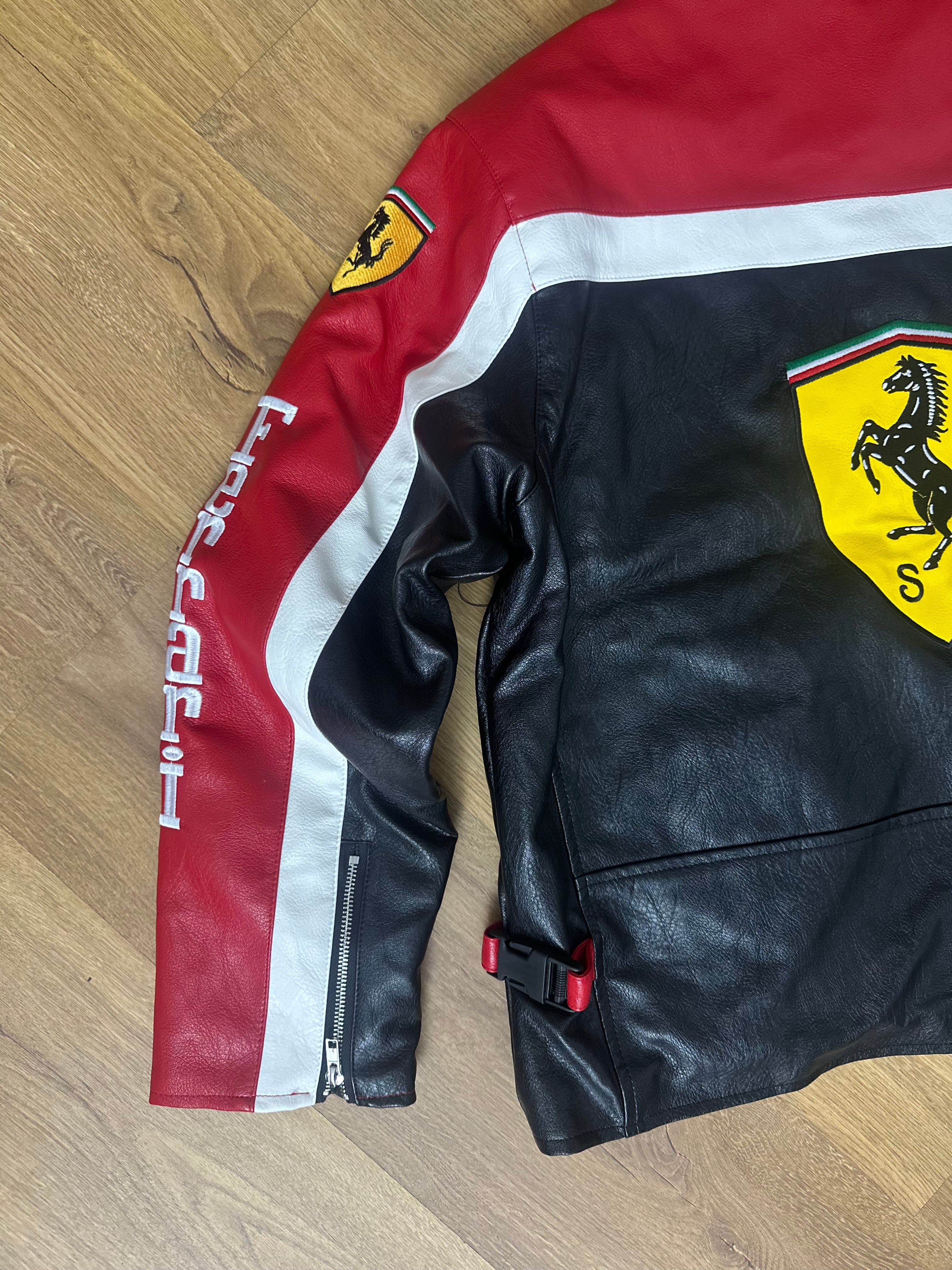 Casaco Ferrari de Couro