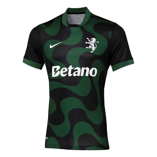 Camisola Sporting Lisboa Alternativa 25/26 - Preto e Verde