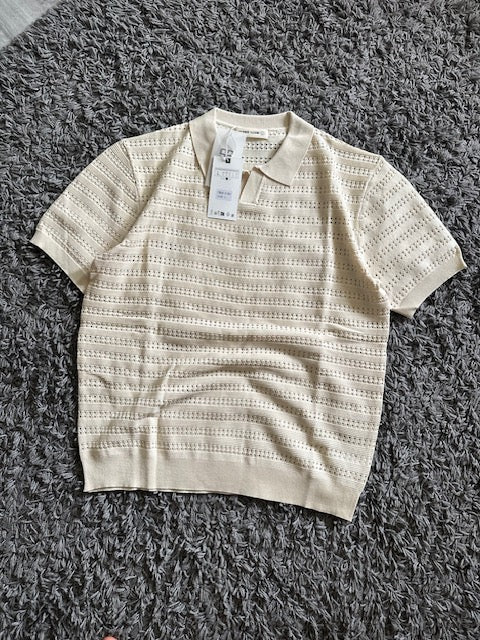 Polo Tricot Bege Seconde Saison