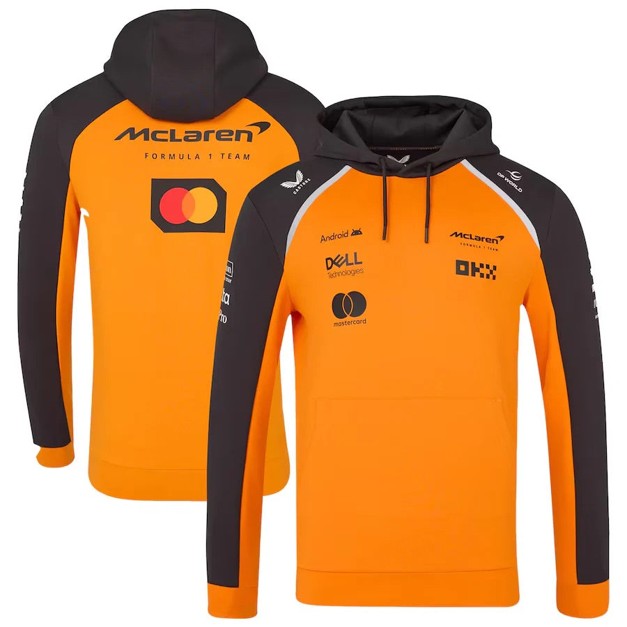 Hoodie McLaren Laranja/Preto – Team Edition