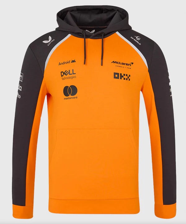 Hoodie McLaren Laranja/Preto – Team Edition