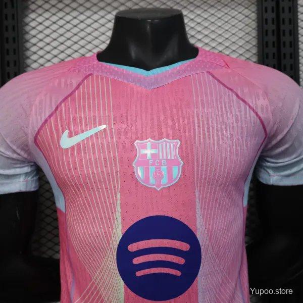Camisola Barcelona Rosa Edição Especial Nike 25/26 (Versão Jogador)