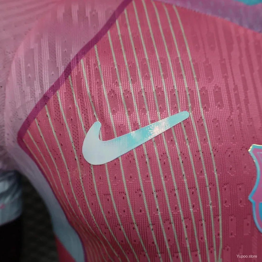 Camisola Barcelona Rosa Edição Especial Nike 25/26 (Versão Jogador)