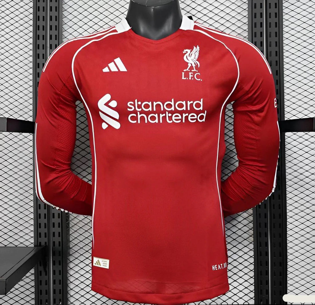 Camisola Liverpool I 25/26 Jogador (Manga Longa)