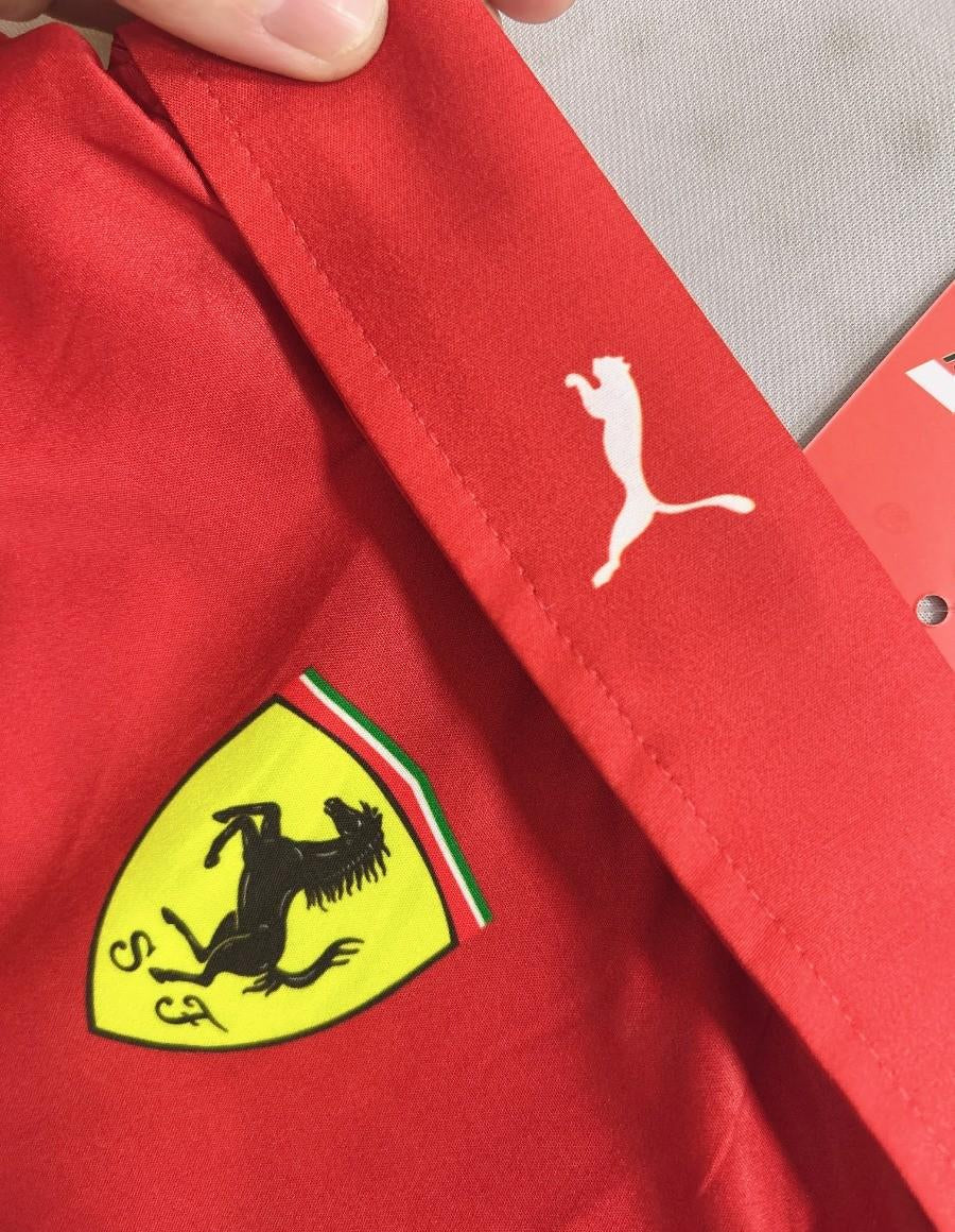 Camisa Social Ferrari Vermelha – Team Edition
